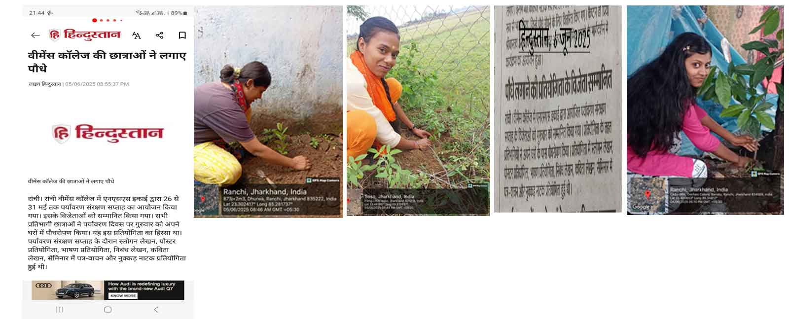 World Environment Day Planting